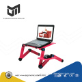 Foldable adjustable desk swivel laptop desk